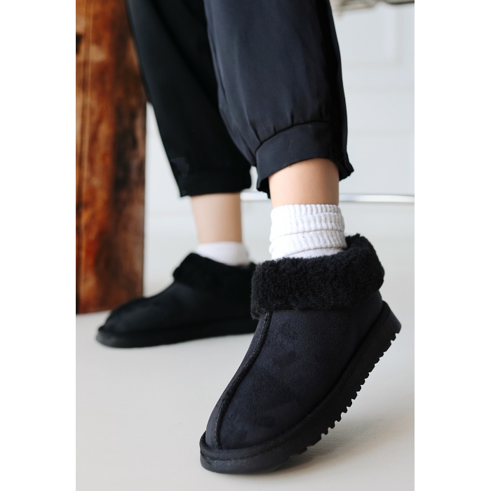 Abby Siyah Süet Bot - Lisinya