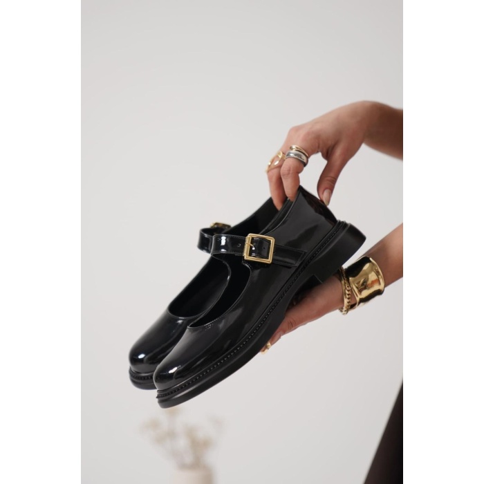 Yokox Siyah Rugan Oxford Ayakkabı - Lisinya