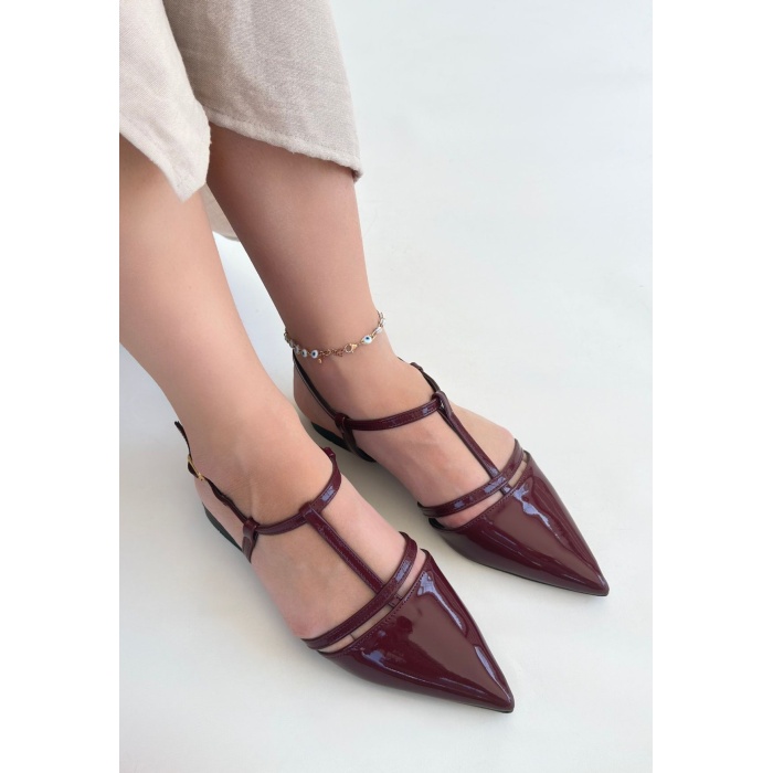 Canca Bordo Rugan Babet Ayakkabı - Lisinya