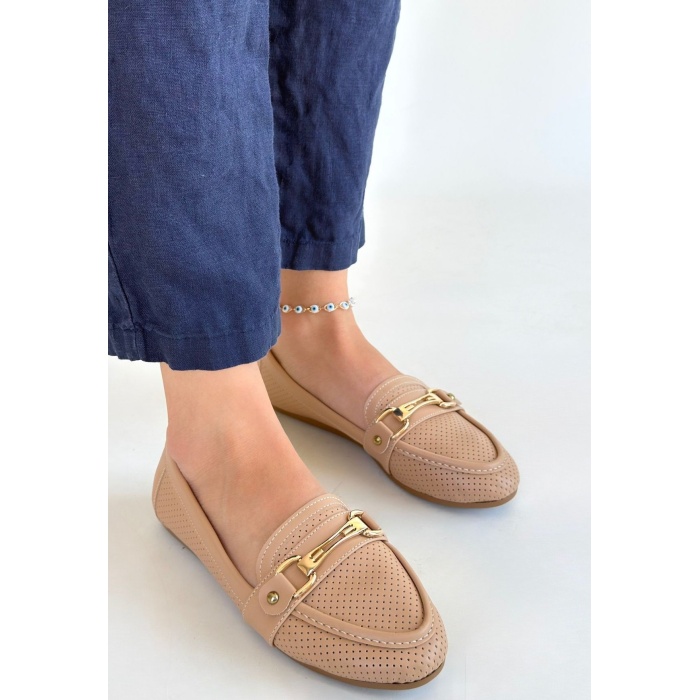 Rain Nude Cilt Babet Ayakkabı - Lisinya