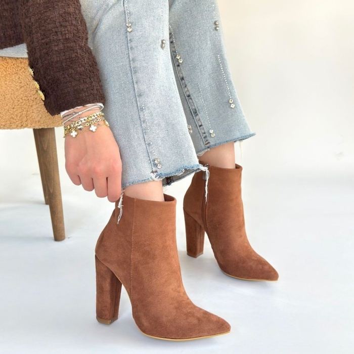 Loora Vizon Süet Topuklu Bot - Lisinya