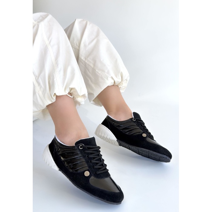 Jawen Siyah Nubuk Spor Ayakkabı - Lisinya