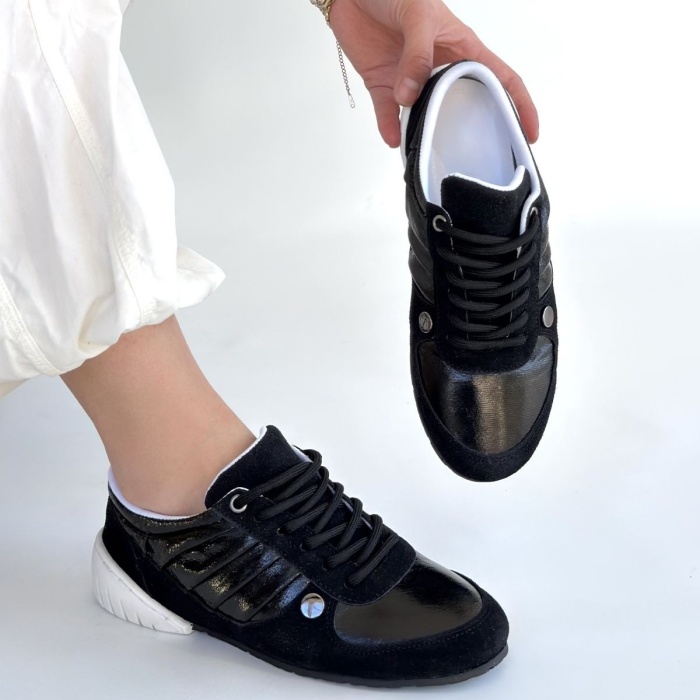 Jawen Siyah Nubuk Spor Ayakkabı - Lisinya