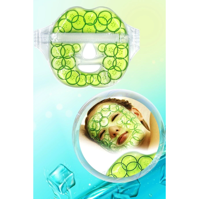 Salatalık Yüz Maske Jel Sıcak Soğuk Kullanım Rahatlatıcı ( Lisinya )