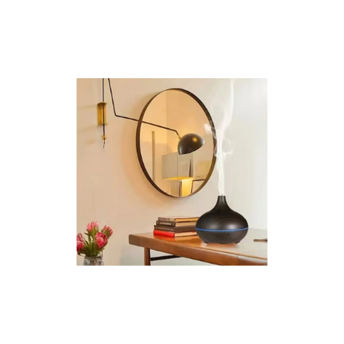 Hava Nemlendirici 7 Led Işıklı Aromatik Oda Kokusu 550 Ml Kahve Aroma Difüzörü Buhar Makinası - Lisinya