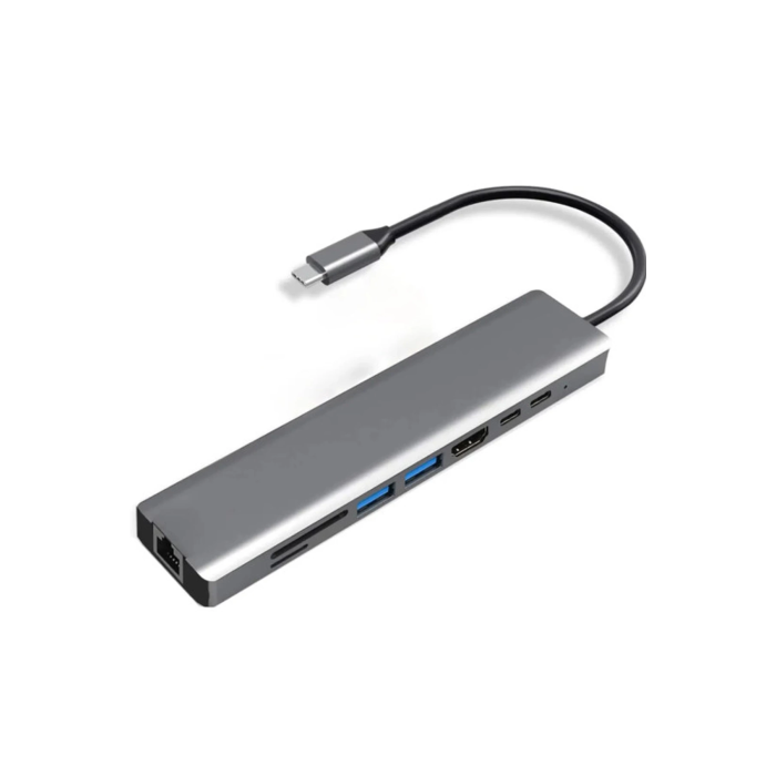 Type-c To Hdtv Multifunction Adapter 8 Port Kablo - Lisinya