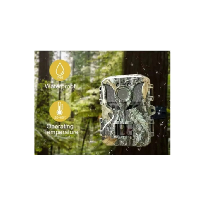 Fotokapan Kamera 16mp Full Hd 1080p Gece Görüşlü 2 Inç Lcd Ekran Su Geçirmez - Lisinya