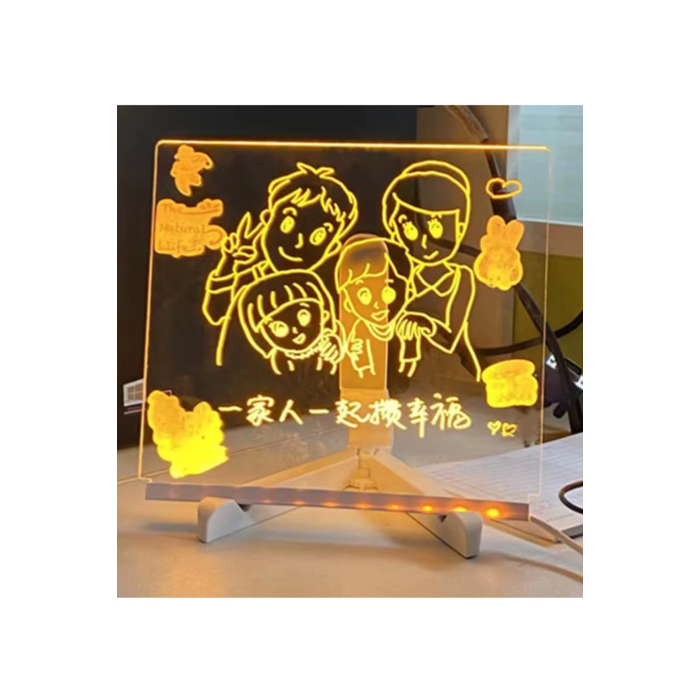 12 Inc Led Işıklı Çizim Tahtası Ayarlanabilir Stant Ve Kalemleri İle - Lisinya