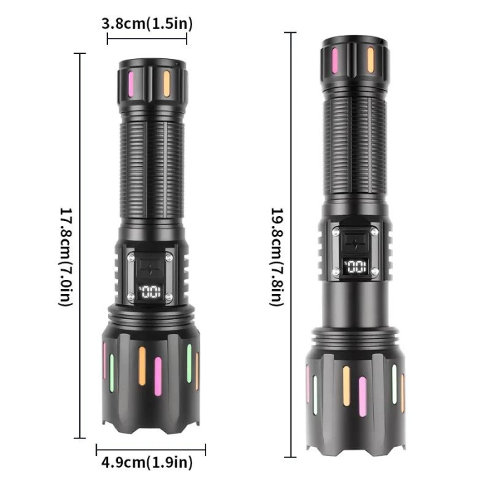 Ps-9954 30w Zoomlu Led Powerbank Özellikli Şarjlı Profesyonel El Feneri - Lisinya