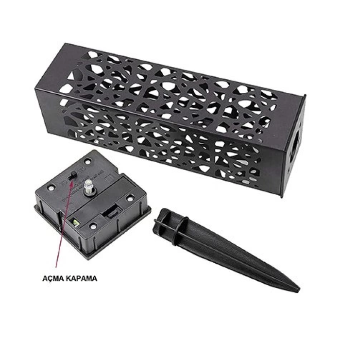 Dekoratif Solar Güneş Enerjili Bahçe Aydınlatması Yürüyüş Yolu Seti ( 8 Adet ) - Lisinya