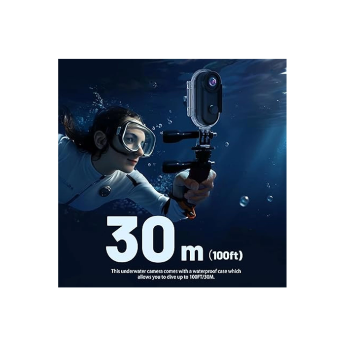 Mini Wıfı Aksiyon Kamerası 1080p Taşınabilir Vücut Kamerası Giyilebilir Video Kaydedici Ipx7 Su Geçirmez - Lisinya