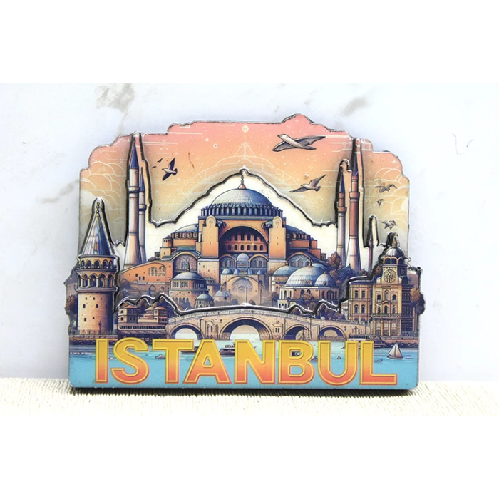 Ahşap İstanbul Temalı Magnet Alk4364 - Lisinya