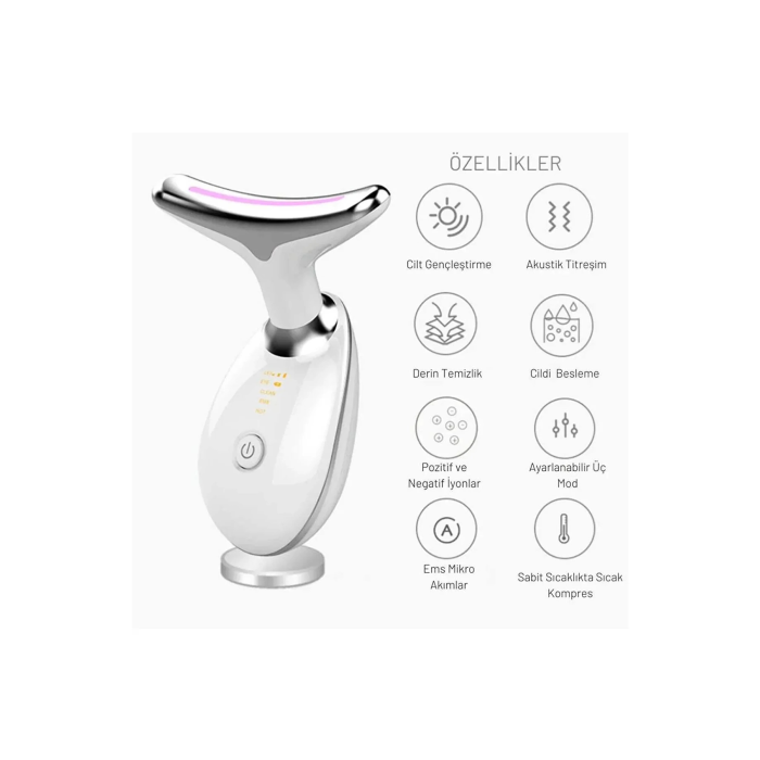 Yüz Ve Boyun Kırşıklık Giderici Ems Güzellik Cihazı ( Gıdık,sarkma,kırışıklık) - Lisinya