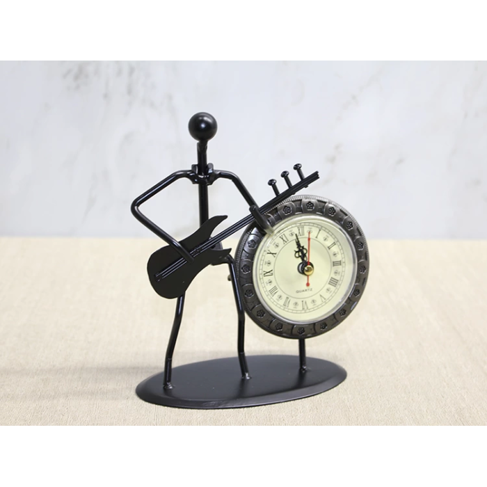 Metal Saatli Gitar Çalan Müzisyen Alk4334 - Lisinya