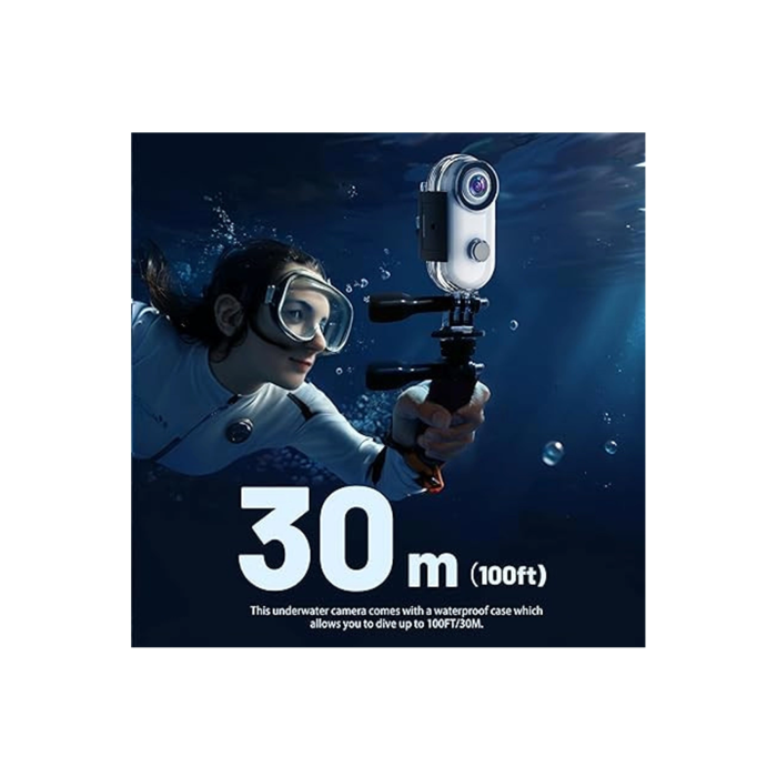 Mini Wıfı Aksiyon Kamerası 1080p Taşınabilir Vücut Kamerası Giyilebilir Video Kaydedici Ipx7 Su Geçirmez - Lisinya