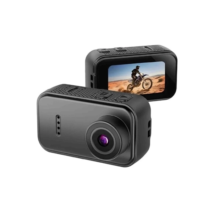 F2 2k 1080p Parmak Kamera 130° Geniş Açı Ips Ekranlı 25g Mini Taşınabilir Cep Kamerası Siyah - Lisinya