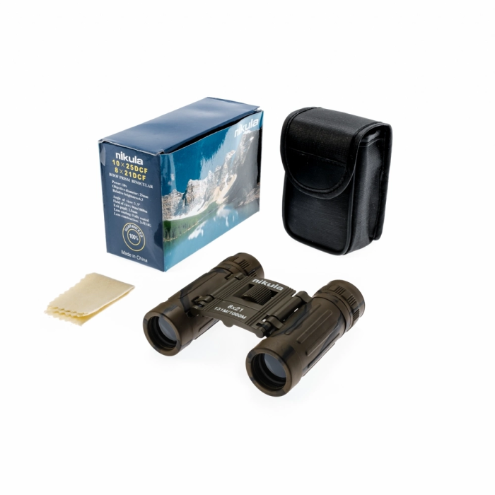 8x21  Dürbün Kamuflaj  Av Dürbünü 56m/1000m Kauçuk Kaplama - Lisinya