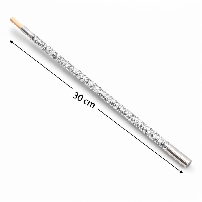 30 Cm Gümüş Payetli  Tutacağı – 1920’ler Gatsby Parti Aksesuarı - Lisinya