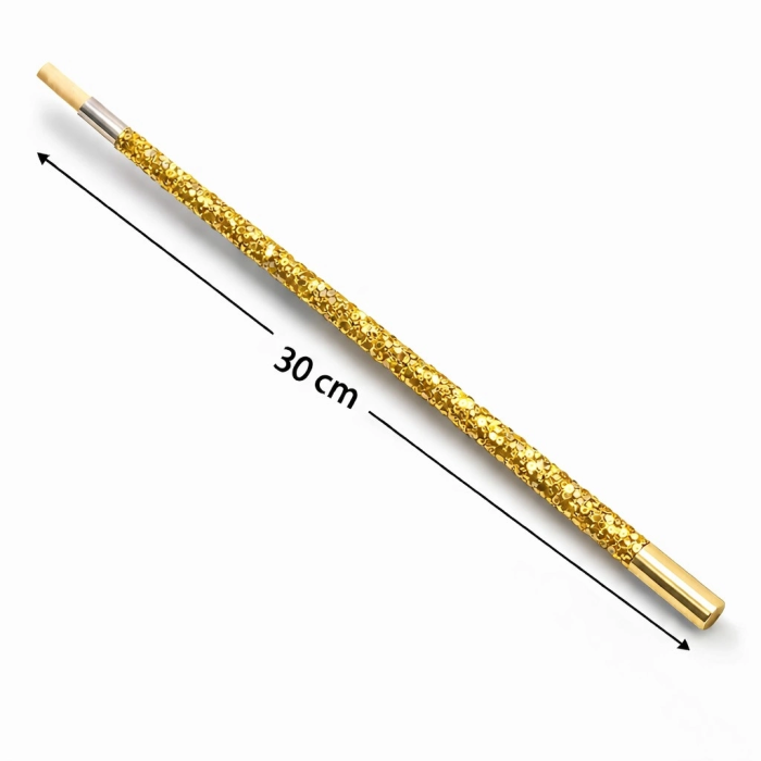 30 Cm Altın Gold Payetli  Tutacağı – 1920’ler Gatsby Parti Aksesuarı - Lisinya