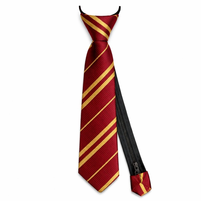 Harry Potter Gryffindor Fermuarlı Ayarlanabilir Kravat - Lisinya
