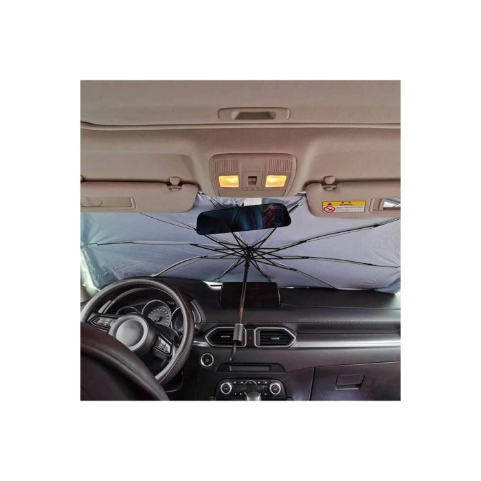 Araç Şemsiyesi Bütün Araçlara Uyumlu Katlanabilir Şemsiye Güneşlik - Lisinya