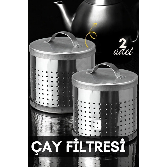 Çay Filtresi Bitki Çayı Filtresi Metal - Lisinya