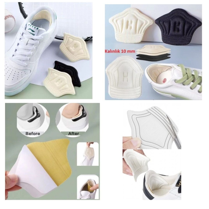 Topuk Daraltma ve Vurma Önleyici 10 mm Ayakkabı Pedleri - Lisinya