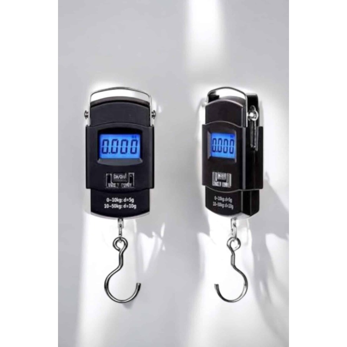 50 Kg El Kantarı Ağırlık Ölçer Dijital Ekranlı Kancalı Portatif - Lisinya
