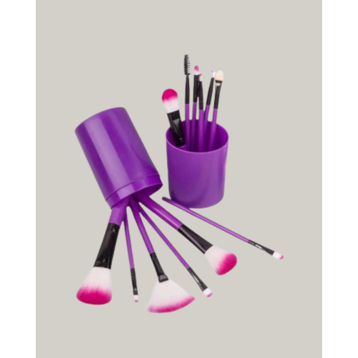 12’li Makyaj Fırça Seti Fondöten Allık Far Karıştırma İçin Tam Uyumlu - Lisinya