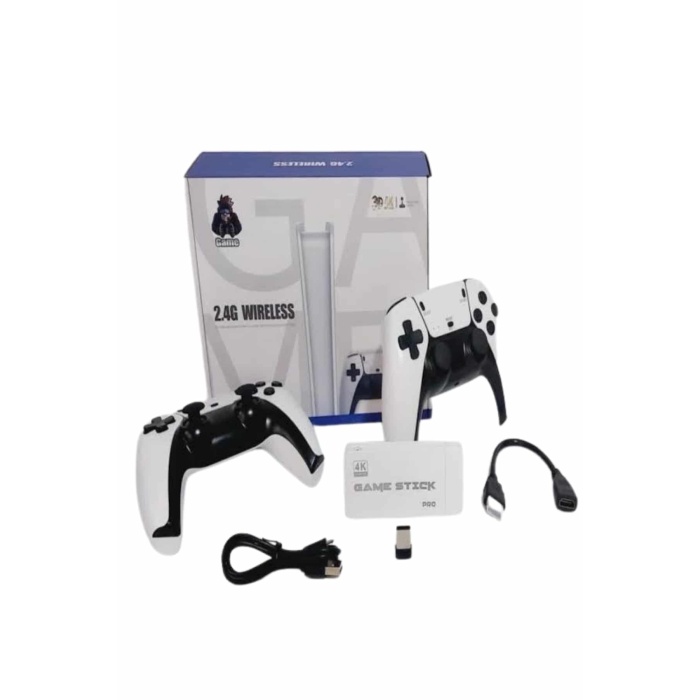 Game Stick 4K Retro Çift Kollu Atari Oyunlari +20000 Oyunlu Konsol Nostalji - Lisinya