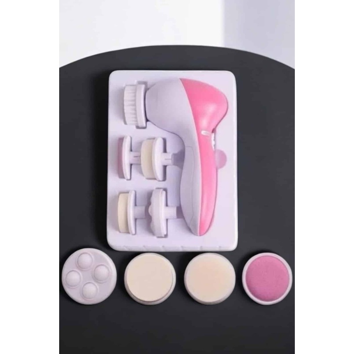 Taşınabilir Yüz Temizleme Cihazı Masaj, Peeling, Temizlik 5 Başlıklı - Lisinya