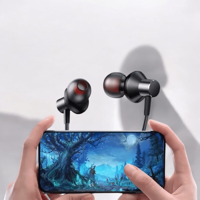 Boyun Bantlı Kablolu Kulaklık ANC Özelliği Uzun Şarj Süreli Sporcu Kulaklığı 100 saat - Lisinya