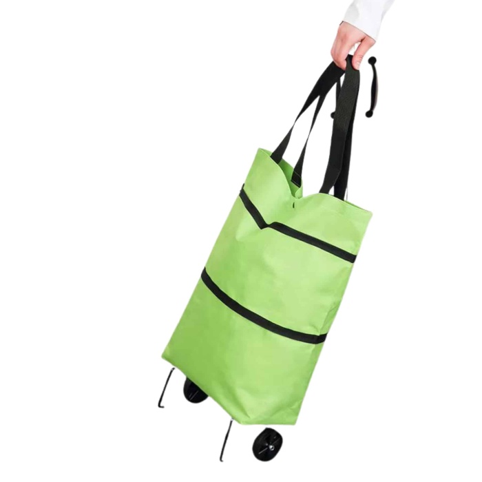 Pazar Çantası Tekerlekli Katlanır Pazar Arabası Çanta Market Alışveriş Arabası - Lisinya