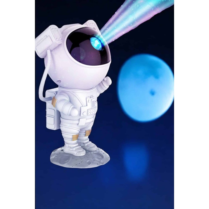 Çocuklara Özel Projeksiyon Astronot Lamba Speaker Sevimli - Lisinya