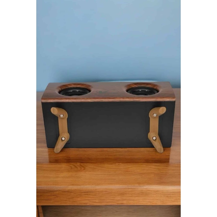 Bluetooth Hoparlör Ahşap Klasik Retro Gramofon Bluetooth Müzik Kutusu - Lisinya