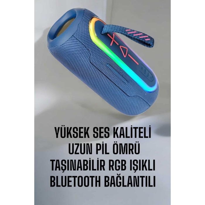 Bluetooth Hoparlör Kablosuz Yüksek Ses Kaliteli Şarj Edilebilir - Lisinya