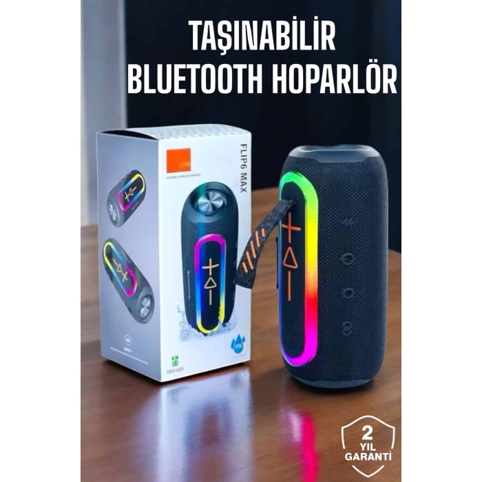 Bluetooth Hoparlör Kablosuz Yüksek Ses Kaliteli Şarj Edilebilir - Lisinya