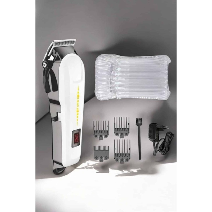 Tıraş Makinesi Profesyonel Saç Ve Sakal Kesme Milim Ayarlı Dijital Göstergeli - Lisinya