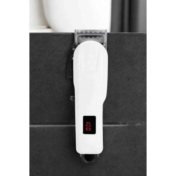 Tıraş Makinesi Profesyonel Saç Ve Sakal Kesme Milim Ayarlı Dijital Göstergeli - Lisinya