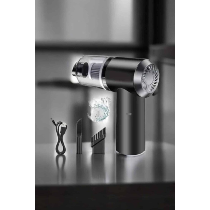 Araç İçi Süpürge Filtreli Şarjlı Süpürge Vakumlu Yıkanabilir - Lisinya