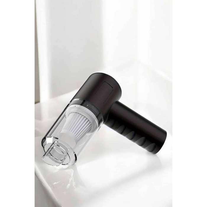 Üflemeli Güçlü Vakumlu Ev Ofis Araç Süpürgesi El Süpürgesi Şarjlı - Lisinya