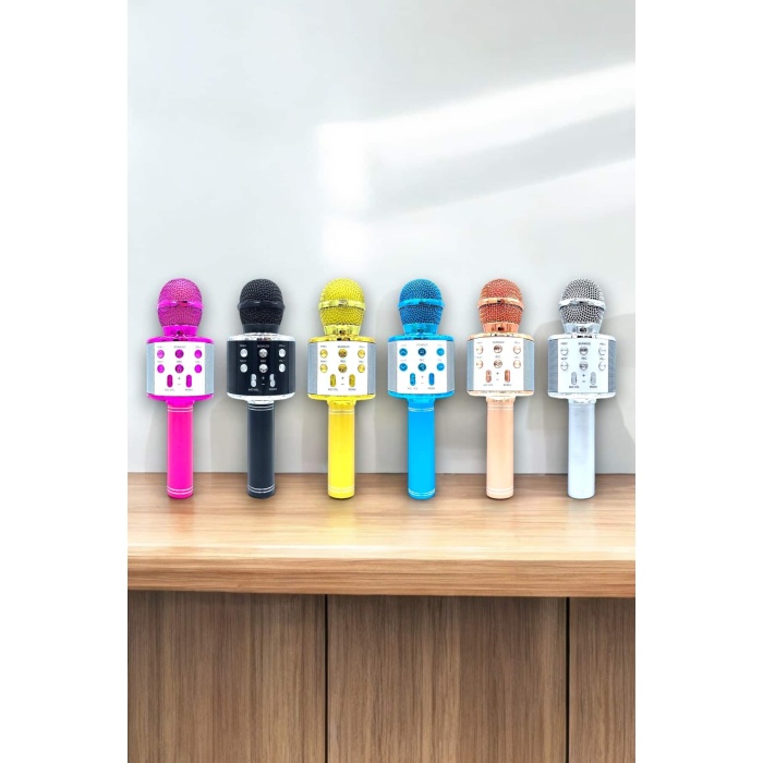 Taşınabilir Bluetooth Karaoke Mikrofon: Hafıza Kart Girişli, Etkileyici Performans - Lisinya