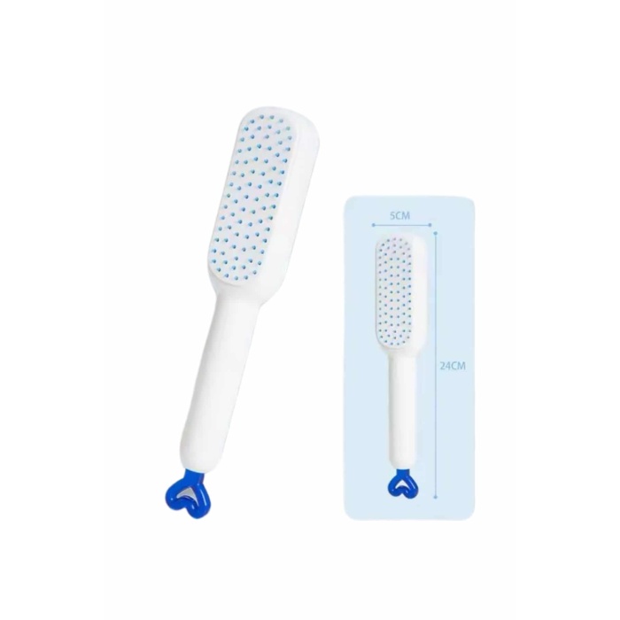 Kendini Temizleyen Tarak Fırça Geri Çekilebilir Evcil Hayvana Uygun Sıkı Dişli - Lisinya