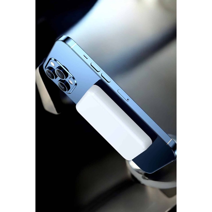 Magsafe Kablosuz Batarya Yüksek Performanslı Manyetik Tasarım Hızlı Şarj - Lisinya