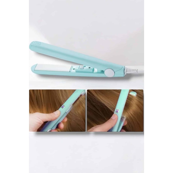 180°C Isı ve Uzun Süre Kalıcı Düzlük Sağlayan Mini Saç Düzleştirici - Lisinya