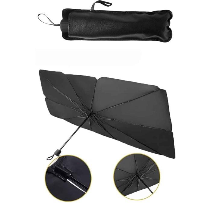 Güneş Önleyici Katlanabilir Oto Araba Güneşlik Şemsiye Tip Ön Cam - Lisinya