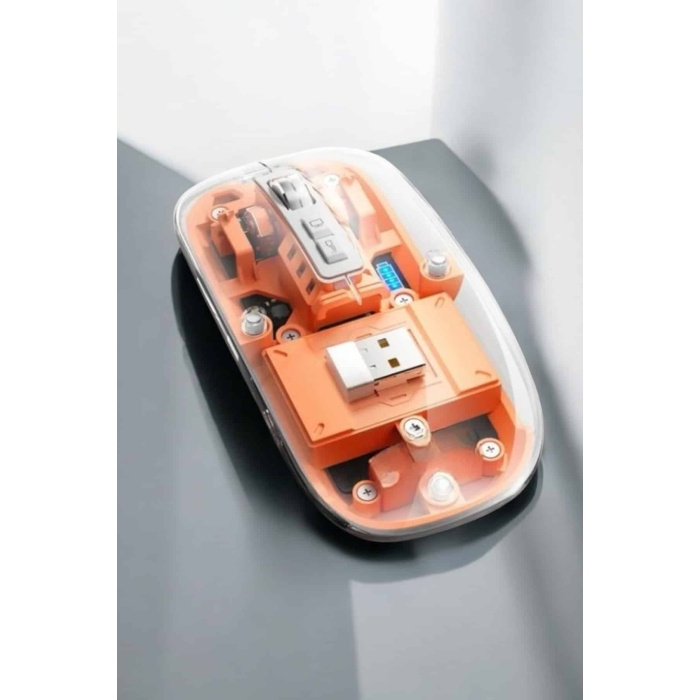 Sessiz Kablosuz USB Girişli Mouse Fare Yüksek Performanslı - Lisinya