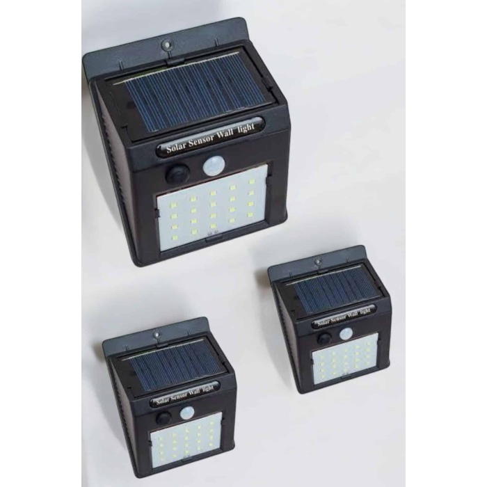 Güneş Enerjili Bahçe Lambası Solar Gece Aydınlatma Sensörlü Lamba - Lisinya