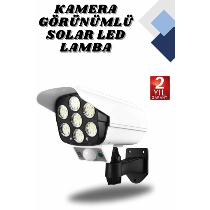 Kamera Görünümlü Led Lamba Dönebilen Bahçe Aydınlatması Duvar Lambası - Lisinya