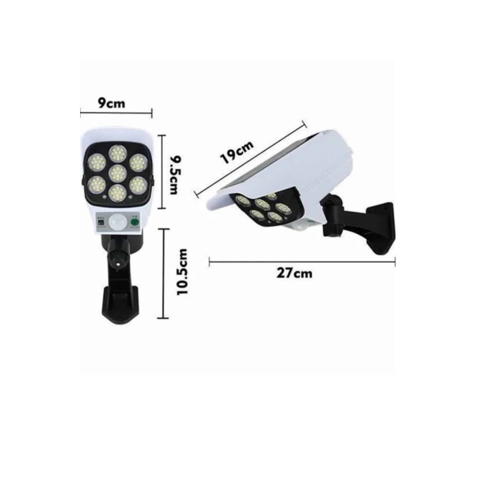 Kamera Görünümlü Led Lamba Dönebilen Bahçe Aydınlatması Duvar Lambası - Lisinya